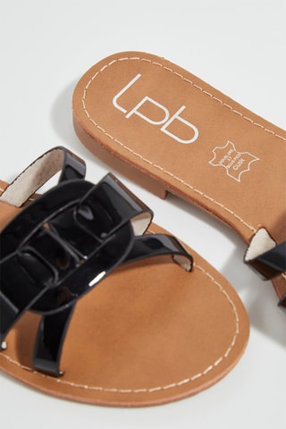 Mules envernizados Imelda - Preto