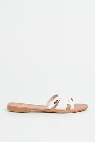 Gelakte Muiltjes Imelda - Wit