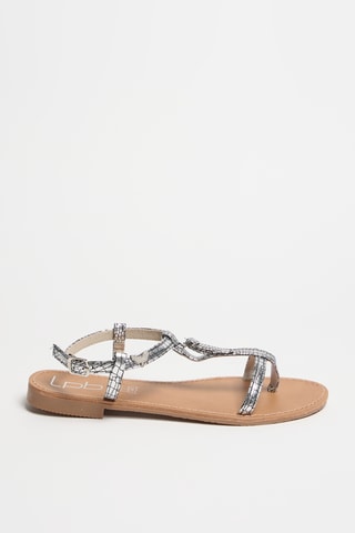 Sandalen Dasa Zwart en Zilverkleurig