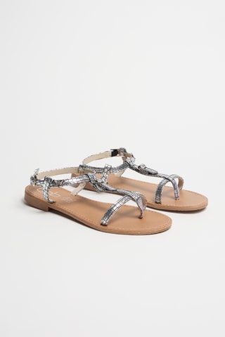 Sandalen Dasa Zwart en Zilverkleurig
