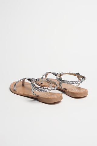 Sandalen Dasa Zwart en Zilverkleurig