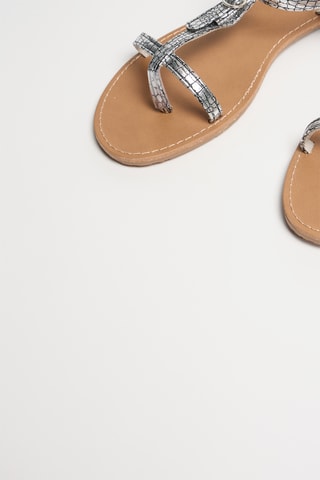 Sandalen Dasa Zwart en Zilverkleurig
