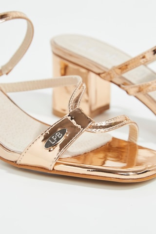 Mules de salto envernizados Felixiane - Dourado-rosa