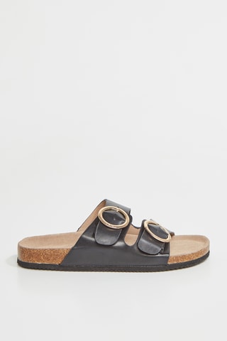 Mules - Preto e dourado