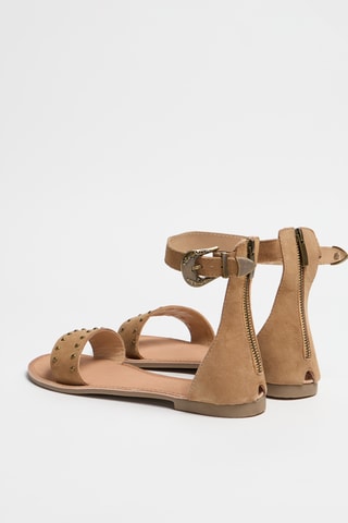 Nubuck Sandalen Ankara - Taupe