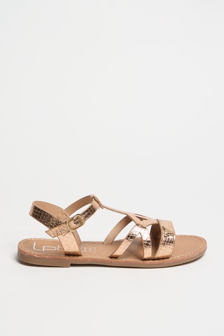 Sandálias Bota - Dourado-rosa