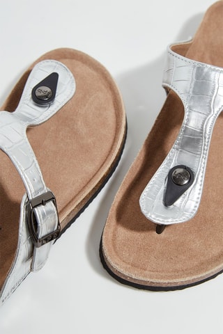 Slippers Dipton - Zilverkleurig