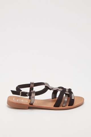 Sandalen Deline Zwart en Zilverkleurig