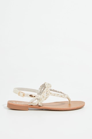 Sandalen Ismery - Wit en Goudkleurig