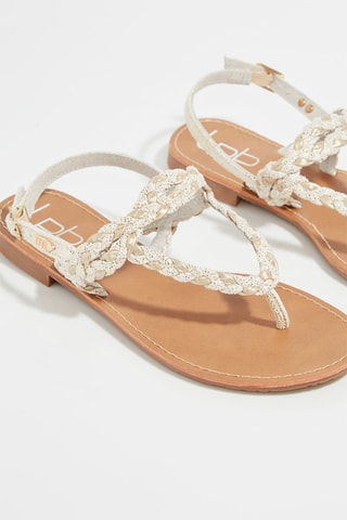 Sandalen Ismery - Wit en Goudkleurig