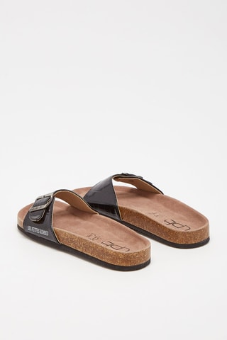 Gelakte Muiltjes Zwart