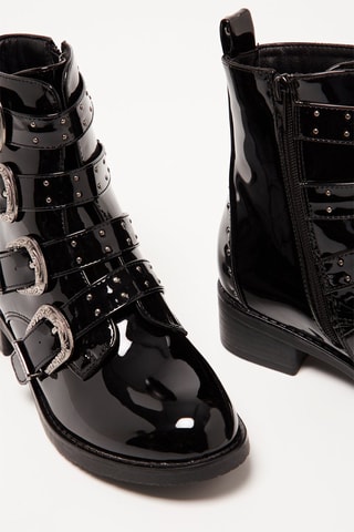 Botins Quadri - Preto