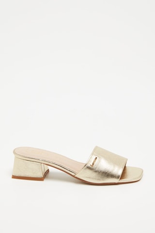 Mules de salto Frieda Dourado