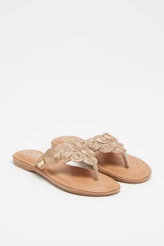 Slippers Driss Roségoudkleurig