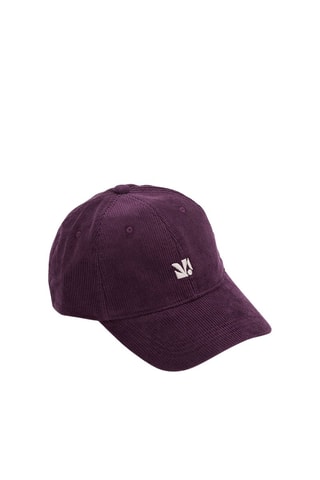 Boné em veludo - Violeta