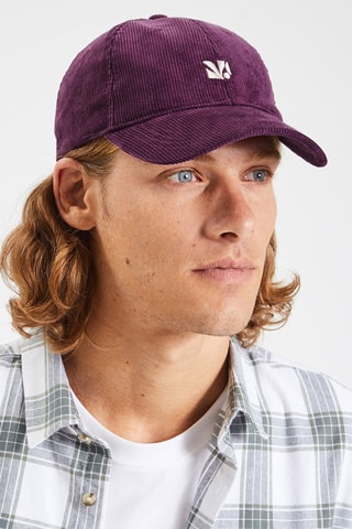 Boné em veludo - Violeta