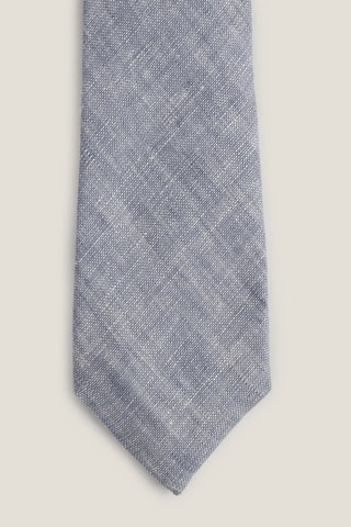 Gravata em linho - Azul-celeste