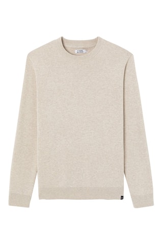 Jersey de algodón orgánico - Beige