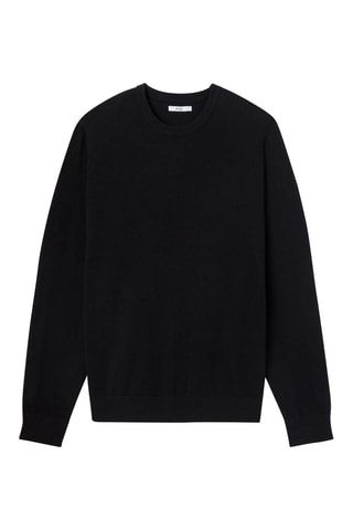 Camisola em algodão biológico - Preto