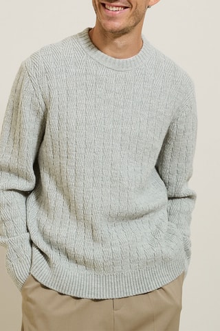 Camisola - Cinzento-claro mesclado