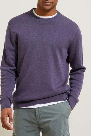 Camisola em algodão biológico - Violeta