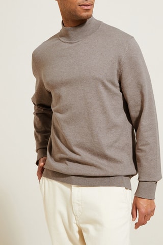 Jersey de algodón orgánico - Beige