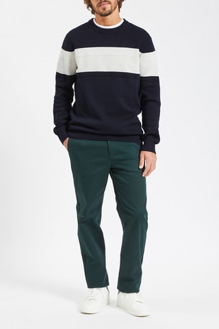 Jersey de algodón orgánico - Azul