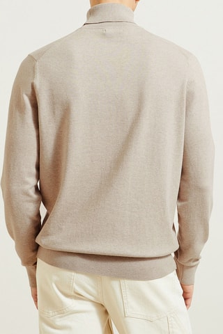 Jersey de algodón orgánico - Beige