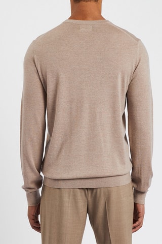 Jersey de lana merino - Beige