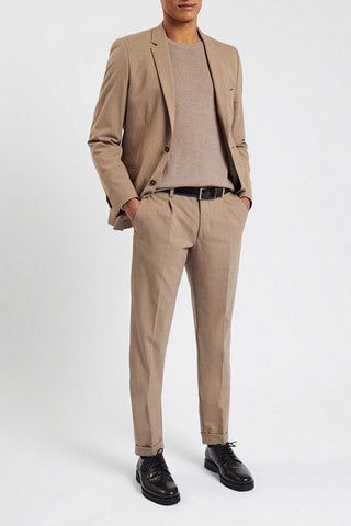 Jersey de lana merino - Beige