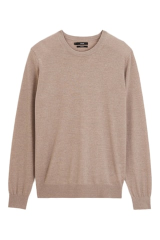 Jersey de lana merino - Beige