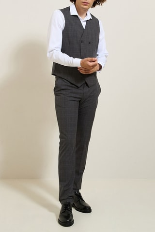 Gilet de costume sans manches - Gris foncé