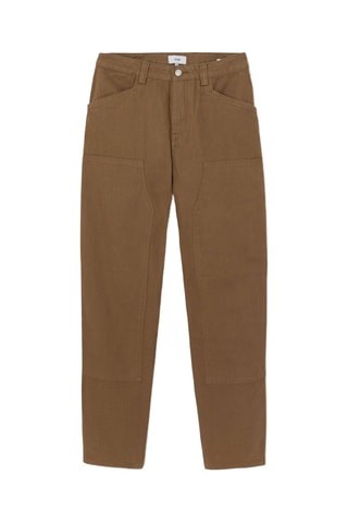 Pantalon large - Beige