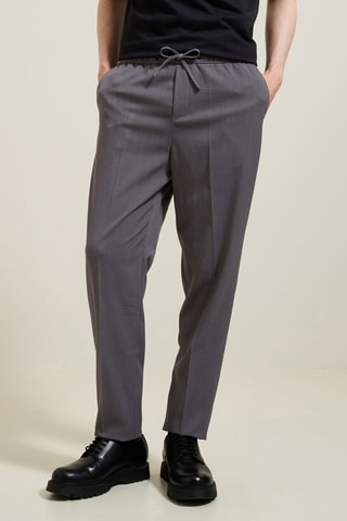 Pantalon relax - Gris