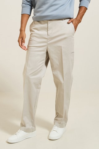 Pantalon droit - Beige