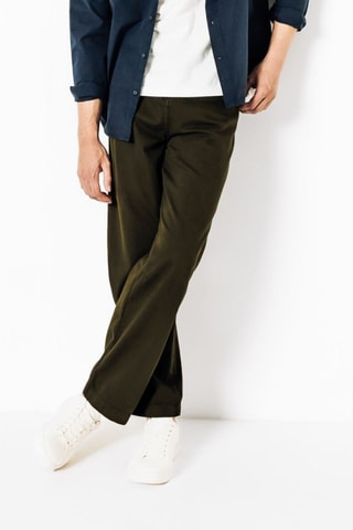 Pantalon large - Kaki