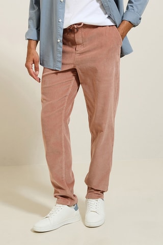 Pantalon en velours - Rose