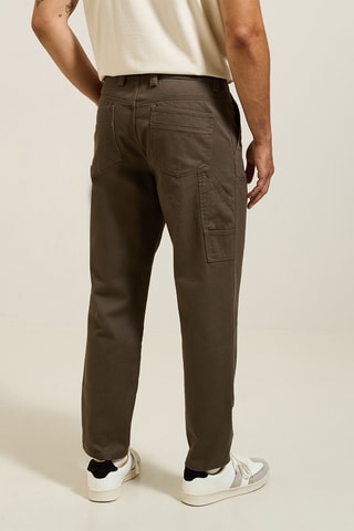 Pantalon large - Beige