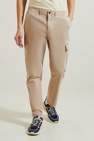 Pantalon cargo loose - Ecru