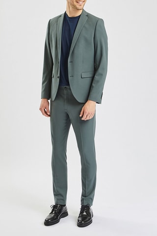 Pantalon de costume slim - Kaki 
