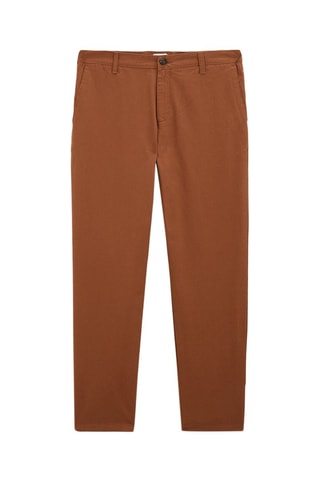 Pantalon regular - Marron