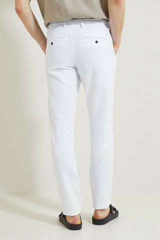 Pantalon slim - Blanc