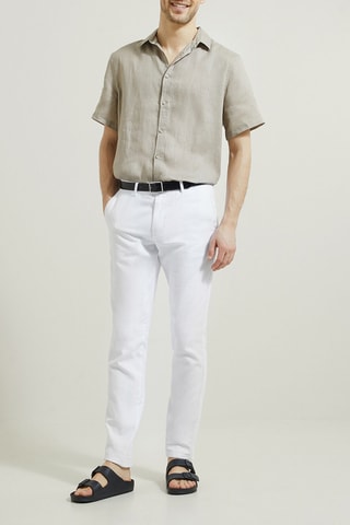 Pantalon slim - Blanc