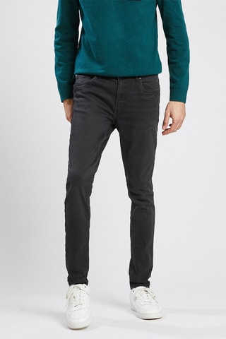 Calças de ganga skinny - Preto - Comprimento 32