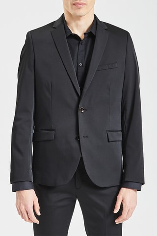 Chaqueta slim fit - Negro