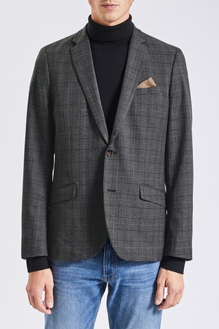 Chaqueta slim fit - Antracita jaspeado