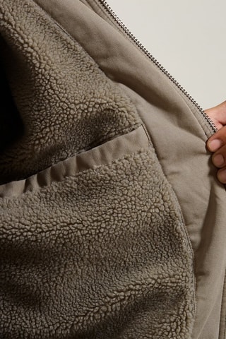 Chaqueta con capucha - Caqui