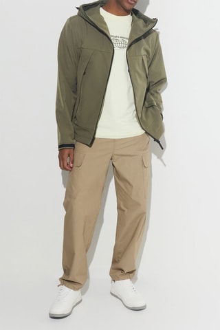 Chaqueta con capucha - Caqui