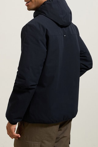 Chaqueta con capucha - Azul marino