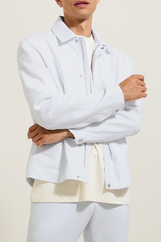 Chaqueta de lino - Blanco